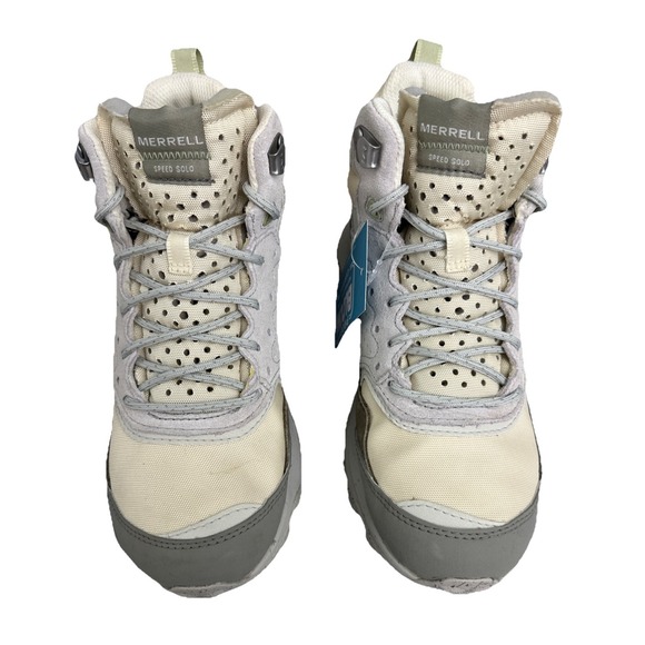 Merrell Women's Suede Mid Hiking Boots‎ Speed Solo Smoke Size 10 New